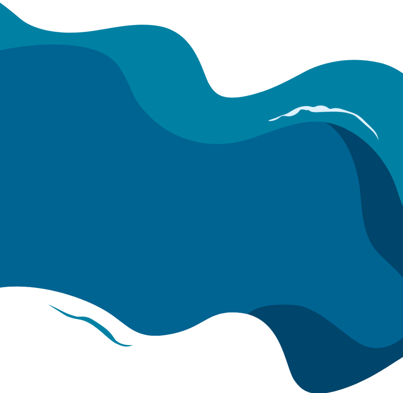 Blaue Welle Hintergrund